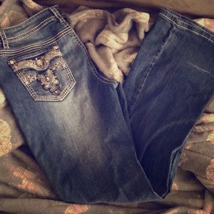 Denim couture jeans